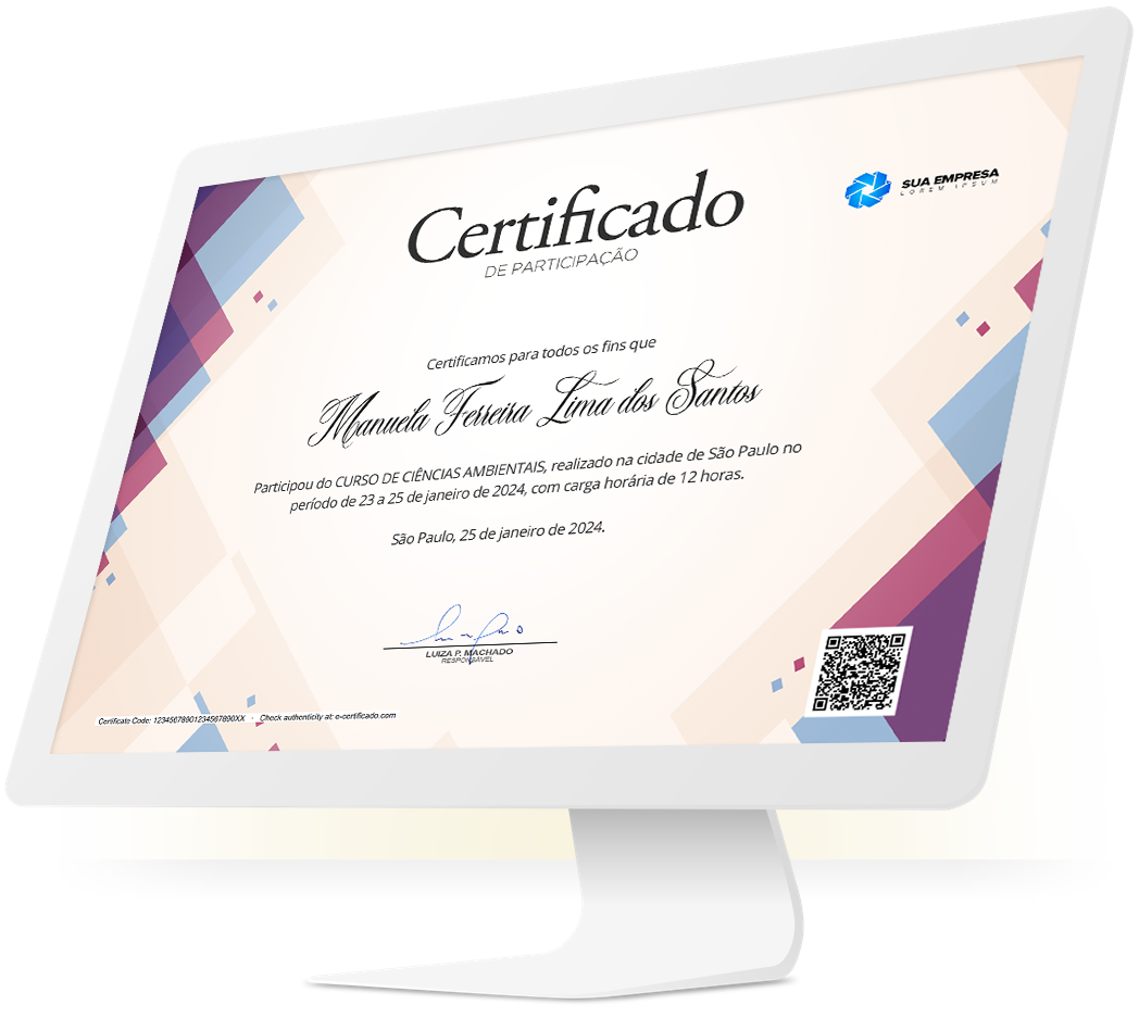 e-certificado.com - plataforma de certificados online